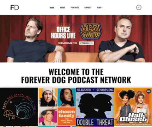 Foreverdogproductions.com(FOREVER DOG Podcast Network) Screenshot
