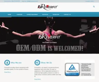 Foreverfit.com.tw(Comercial Fitness Equipment) Screenshot