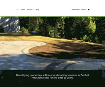 Forevergreenlandscaping.net(Landscaping Company in Central MA) Screenshot