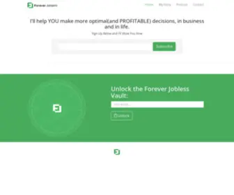 Foreverjobless.com(Forever Jobless) Screenshot