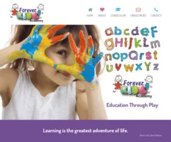 Foreverkidsacademy.org(Forever Kids Academy) Screenshot