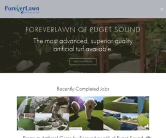 Foreverlawnps.com(ForeverLawn of Puget Sound) Screenshot