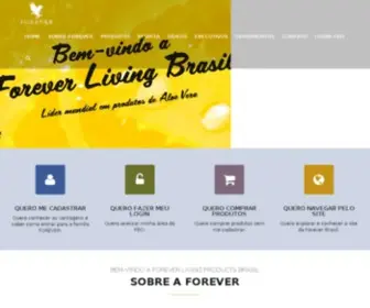 Foreverliving.com.br(Forever Living Products Brasil) Screenshot