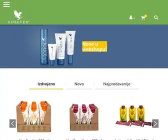 Foreverliving.hr(Forever Living Products) Screenshot