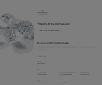 Forevermark.com(De Beers Forevermark Diamond Jewellery) Screenshot