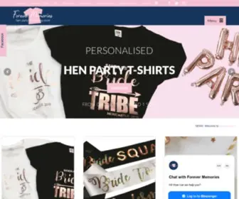 Forevermemories.co.uk(Hen & stag party t) Screenshot