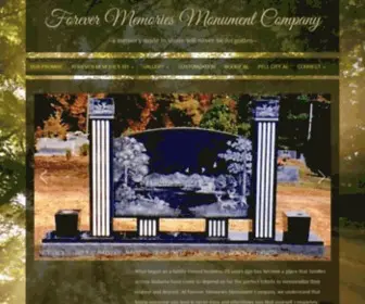 Forevermemoriesmonuments.com(Home) Screenshot