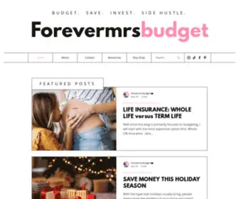 Forevermrsbudget.com(How to Budget) Screenshot