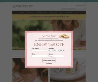 Forevermy.com(Custom Jewelry) Screenshot