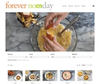 Forevernomday.com(Forever NomdayForever Nomday) Screenshot