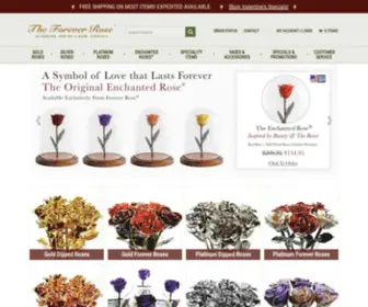 Foreverrose.com(The Forever Rose) Screenshot