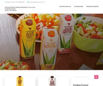 Forevers.com.ro(Produse aloe vera) Screenshot