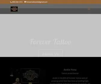 Forevertattooink.com(Forever Tattoo) Screenshot