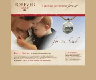 Forevertouch.com(Forever Touch Fingerprint Jewelry) Screenshot