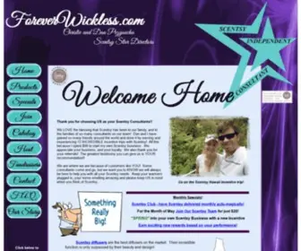 Foreverwickless.com(Scentsy Candles) Screenshot