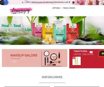 Foreveryng.com(Online Beauty Store) Screenshot