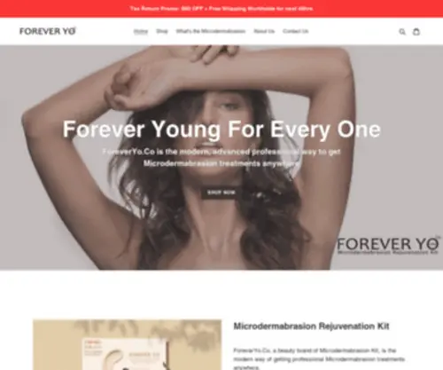 Foreveryoco.com(Create an Ecommerce Website and Sell Online) Screenshot