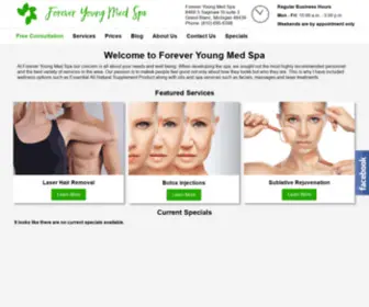 Foreveryoungmed-Spa.com(Foreveryoungmed Spa) Screenshot