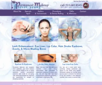 Foreveryoungpermanentmakeup.com(Lash Enhancement) Screenshot