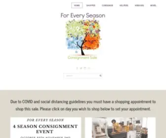 Foreveryseason.net(For Every Season Consignment Sale) Screenshot