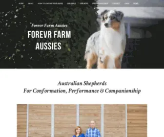 Forevrfarmaussies.com(Forevr Farm Aussies) Screenshot