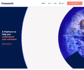Foreworth.com(A platform to help you understand your software) Screenshot