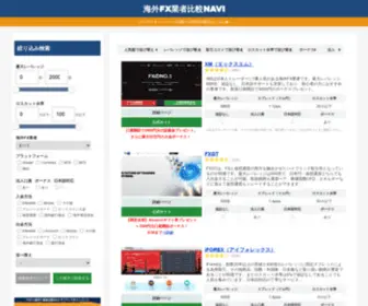 Forex-JP.info(海外FX業者比較NAVI) Screenshot