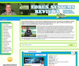Forex-SYstems-Reviews.com(Forex Systems and Signals Review) Screenshot