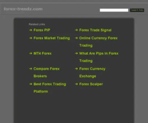 Forex-Trendz.com(Forex Trendz) Screenshot