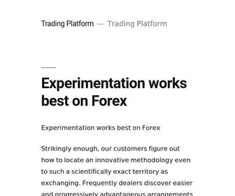 Forexaccountt3.info(Trading Platform) Screenshot