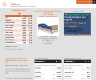 Forexalgerie.com(Forex Algérie) Screenshot