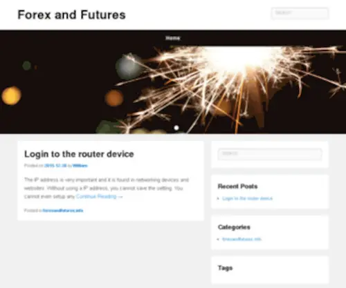 Forexandfutures.info(Forex and Futures) Screenshot