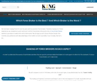 Forexbrokerking.com(Forex Brokers) Screenshot