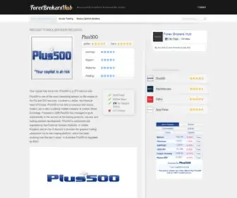 Forexbrokershub.com(Forex Broker Reviews) Screenshot