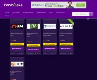 Forexcake.com(Your all inclusive Forex Resources) Screenshot