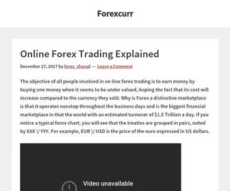 Forexcurr.com(Forsale Lander) Screenshot