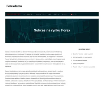 ForexDemo.info(Historie sukcesu brokerów i traderów na rynku walutowym Forex) Screenshot