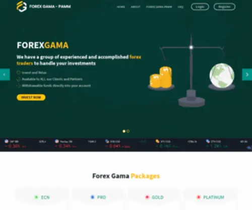 Forexgama.io(Forex Gama PAMM) Screenshot