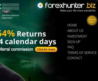 Forexhunter.biz(Forex Hunter) Screenshot