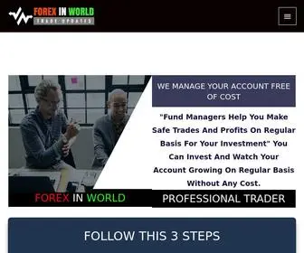 ForexinWorld.com(100% Legit FOREX SIGNALS) Screenshot