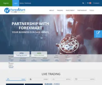 Forexmart.com(Online Forex Broker) Screenshot