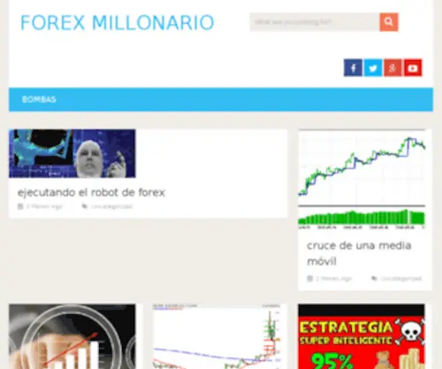 Forexmillonario.com(Invertir En Forex Millonario Utizando Robot) Screenshot