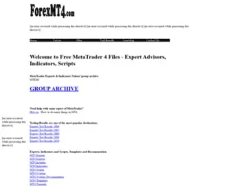 Forexmt4.com(Free MetaTrader 4 Files) Screenshot