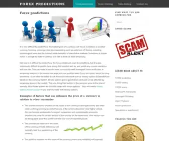 Forexpredictions.com(Forex predictions) Screenshot