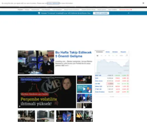 Forexprostr.com(Investing.com Türkiye) Screenshot