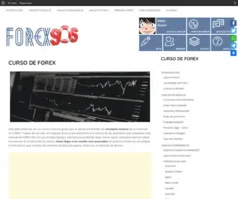 Forexsos.com(Manual de Forex gratis en español curso de forex online para aprender a invertir en Forex) Screenshot