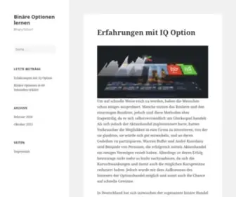 Forexticket.de(Binäre Optionen lernen) Screenshot