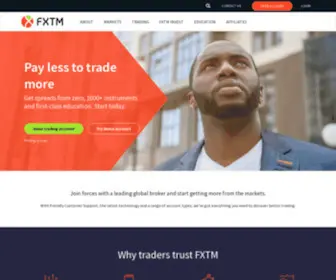 Forextime.com(Online Trading Broker) Screenshot