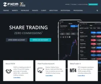 Forextrading.com.au(FXCM Australia Pty. Limited (FXCM)) Screenshot