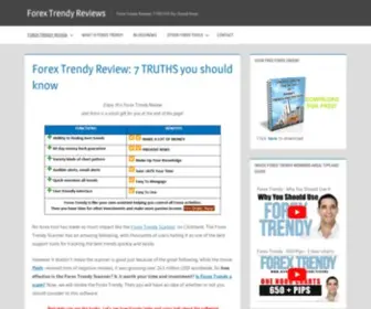 Forextrendyreviews.com(Forex Trendy Review) Screenshot